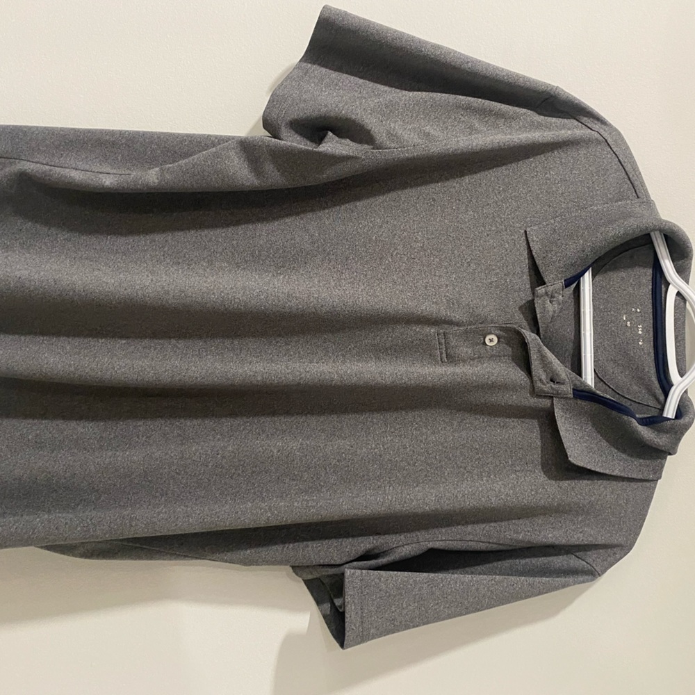 Mens golf polo from Amazon. Grey. Size XL but fits more like a large